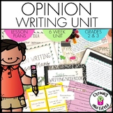 Opinion Writing Unit with 6 Weeks of Lesson Plans for 2nd & 3rd