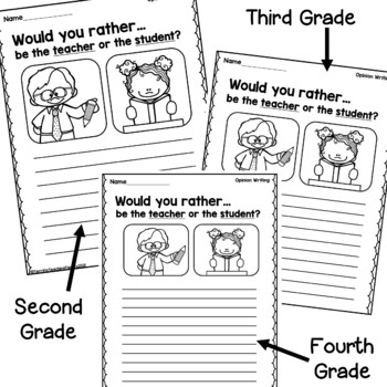 free opinion writing prompt worksheet by terrific teaching tactics