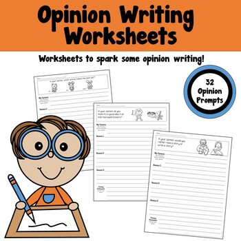 Preview of Opinion Writing Worksheets