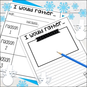 Would You Rather Opinion Task Cards Bundle Print and Digital in