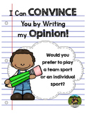Opinion Writing: Would you rather play a team sport or ind