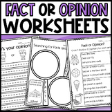 Opinion Writing and Fact or Opinion Worksheets