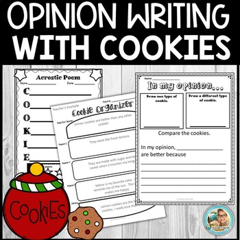 Preview of Opinion Writing Unit with COOKIES