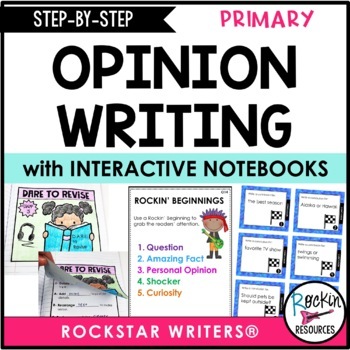 Preview of Opinion Writing with Step-by-Step Writing® - Primary Writing - Essay Writing