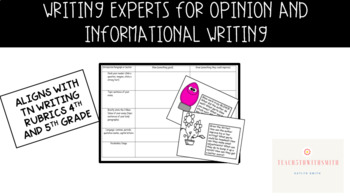 Preview of Opinion and Informational Writing Organizers
