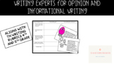 Opinion and Informational Writing Organizers