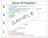 Opinion and Informative/Explanatory Writing Rubrics