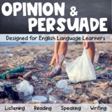 Opinion and Persuade Language Function Unit | ESL Classroo