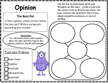 Opinion Writing The Best Pet Teaching Resources | TPT