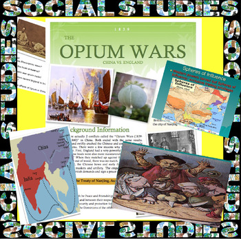 Preview of Opium War Lesson Bundle with Primary Sources and Close Reads!!!