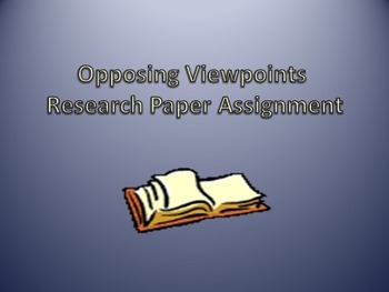 how to write a research paper on opposing viewpoints