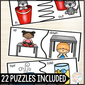 opposite puzzles by glitter and glue 4 k 2 teachers pay teachers