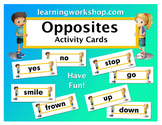 Opposite Song Activity Cards