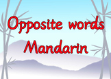 Opposite Words Slides - Mandarin