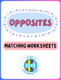 Opposites/Antonyms Matching Worksheets Connect the Dots
