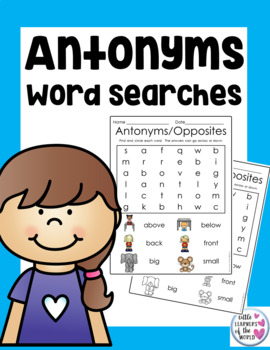 Opposites/Antonyms Word Search by LearnersoftheWorld | TpT