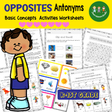 Opposites  Antonyms Activities Worksheets