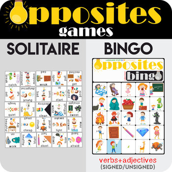 Preview of Opposites Games 2in1
