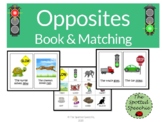 Opposites Book & Matching: Early Language, Speech Therapy,