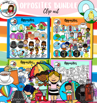 Preview of Opposites Bundle- 136 items