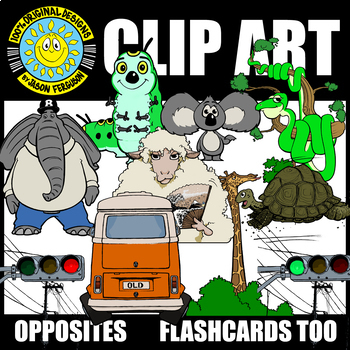 Preview of Opposites Clipart