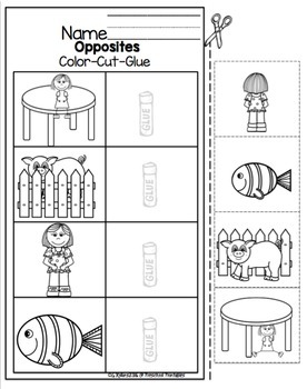Download Opposites Printable by Preschool Printable | Teachers Pay ...