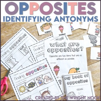 Preview of Opposites Worksheets | Identifying Antonyms