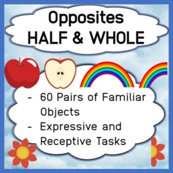 Preview of Opposites - Half & Whole