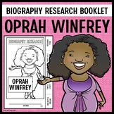 Oprah Winfrey Biography Research Booklet