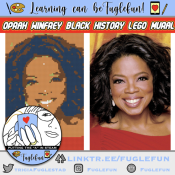 Preview of Oprah Winfrey Black History Lego Mural