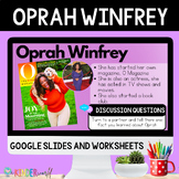 Oprah Winfrey Lesson Google Slides & Worksheets