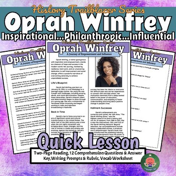 Oprah Winfrey Biography for Kids