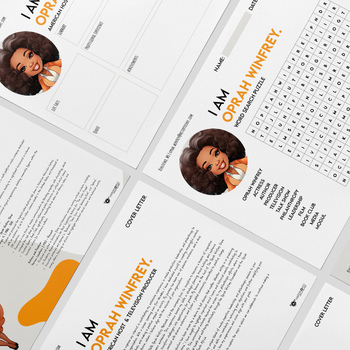 Preview of Oprah Winfrey: Resume Biography - Educational Activity | Women's History Month