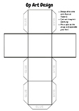 Optical Illusion "Op Art" Cube Design Project Template