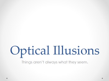 Preview of Optical Illusion Power Point