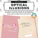 Optical Illusion Science with Templates, Activity Book & L