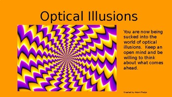 Preview of Optical Illusions Powerpoint