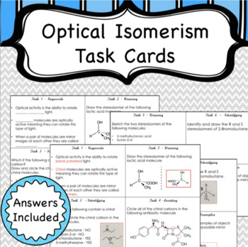 Preview of Optical Isomerism