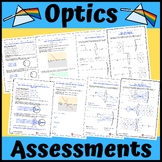 Optics Assessments: Quizzes and Tests for Reflection and R
