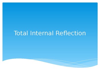 Preview of Optics- Reflection and Refraction Powerpoint
