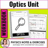Optics Student Workbook for Physics | Notes with Exercises