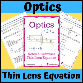 rommel Hol programma Optics: Thin Lens Equation & Magnification by Step by Step Science
