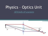 Optics Unit (FULL) - Reflection, Refraction, Concave & Convex Mirrors and Lenses