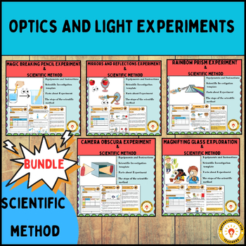 Preview of Optics and Light Experiments Bundle
