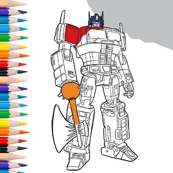 Optimus Prime Coloring pages Printable Autobot Optimus Prime Coloring Page