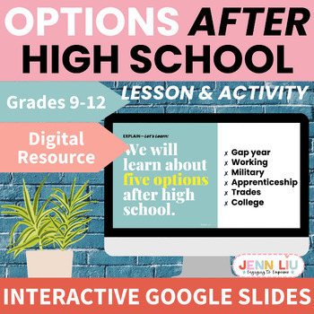 Preview of Options after High School-College & Career Readiness Life Skills Lesson/Activity