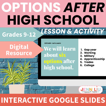 Preview of Options after High School-College & Career Readiness Life Skills Lesson/Activity