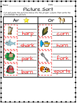 Or worksheets - Fun with Phonics! by Eli Burger | TpT