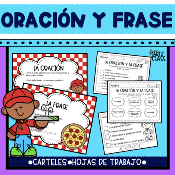 Preview of La frase y la oración Spanish Activities