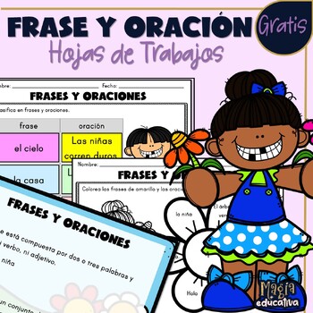 Preview of Frase y Oración - Phrase and Sentence SPANISH